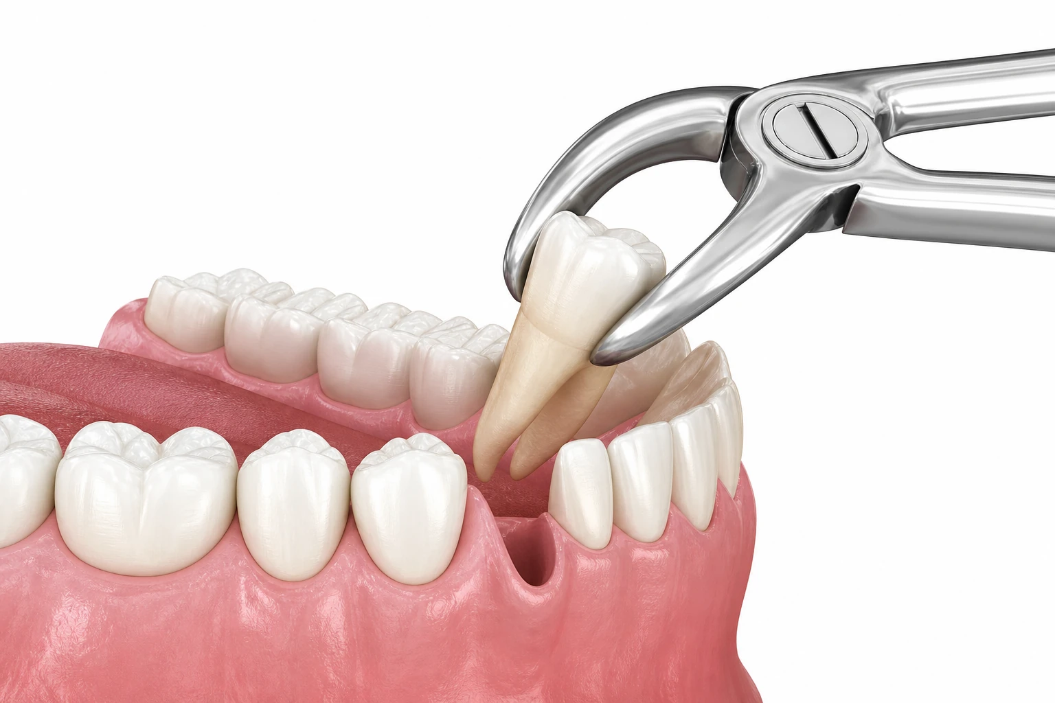 Wisdom Teeth Extraction procedure illustration at Doctor Dental in Tujunga